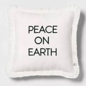 Hearth & Hand Peace on Earth 14x14 pillow